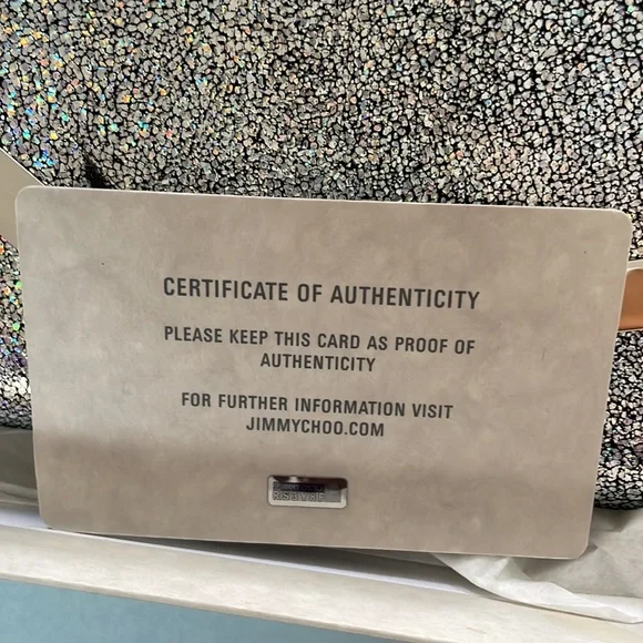 Jimmy Choo
Emmie Glitter Leather Clutch Bag - Picture 11 of 12